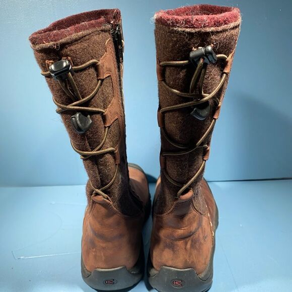 KEEN Winthrop Waterproof Leather Keen DRY Boots Size 36-6 - Picture 2 of 7